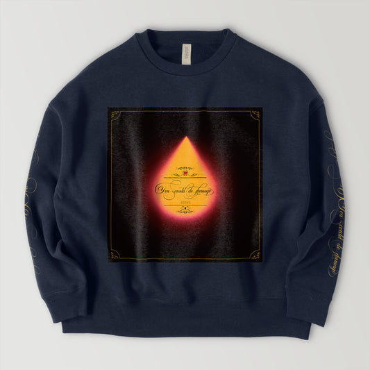 ARAWA "DAMAGE" ビッグシルエットスウェット